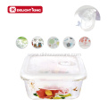 Borosilicate Glass Food Containers with Customized Decal